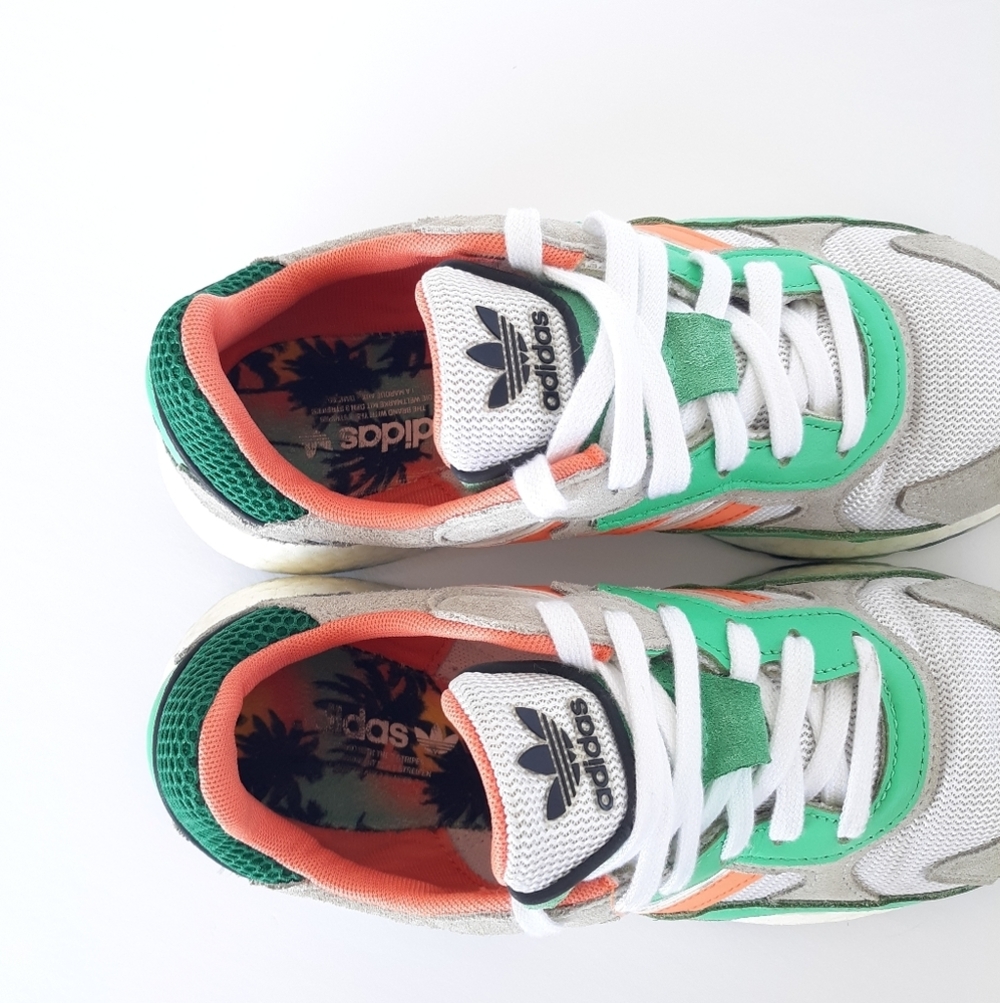 Adidas Tresc Run White Bliss Coral size 6.5 - Picture 5 of 9